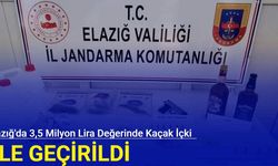 Elazığ'da 3,5 milyon lira değerinde kaçak içki ele geçirildi