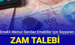 Emekli Memur-Sen'den emekliler için seyyanen zam talebi