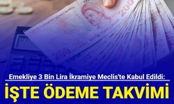 Emekliye 3 bin lira ikramiye Meclis'te kabul edildi: İşte ödeme takvimi...