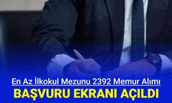 En az ilkokul mezunu 2 bin 392 engelli memur alımı başvuru kılavuzu geldi: İşte EKPSS personel alımı 2024