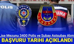 EGM ve Jandarma: En az lise mezunu 3450 polis, subay ve astsubay alımı başvuru tarihi açıklandı