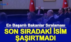 En Başarılı Bakanlar Sıralaması Açıklandı: Son Sıradaki İsim Şaşırtmadı