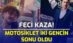 Feci Kaza! Motosiklet İki Gencin Sonu Oldu