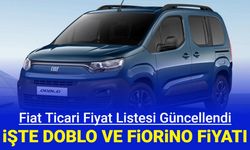 ;Fiat ticari fiyat listesi Mart 2024: Fiorino ve Doblo fiyatlarına zam geldi
