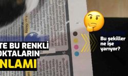 Gazete ve Diş Macunlarındaki Renkil Yuvarlak Şekiller Bu İşe Yarıyormuş