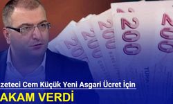 Gazeteci Cem Küçük yeni asgari ücret için rakam verdi