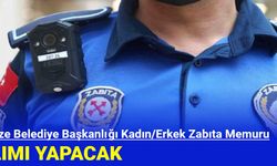 Gebze Belediye Başkanlığı Kadın/Erkek Zabıta Memuru Alımı Yapacak