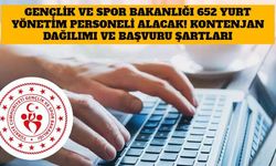 Gençlik ve Spor Bakanlığı 652 Yurt Yönetim Personeli Alacak! Kontenjan Dağılımı ve Başvuru Şartları