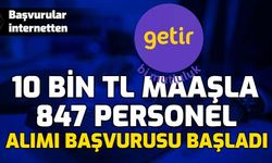 Getir 10 Bin TL Maaşla 847 Kurye ve Ofis Personeli Alımı Yapıyor