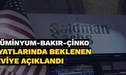 Goldman'dan Alüminyum, Çinko ve Bakır Fiyatları Tahmini: Yükseliş Sürecek