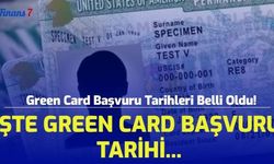 Green Card Başvuru Tarihleri Belli Oldu! İşte Başvuru Tarihi...