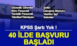 Güvenlik Görevlisi, Sekreter, Vasıfsız İşçi: 40 İlde KPSS'siz Kamu Personeli Alımı Başladı