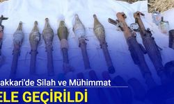 Hakkari'de silah ve mühimmat ele geçirildi