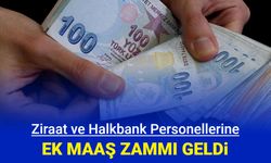 Halk ve Ziraat Bankası personel maaşlarına ek zam geldi