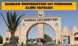 Harran Üniversitesi 107 Personel Alımı Yapacak