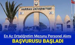 Harran Üniversitesi 39 personel alımı yapacak