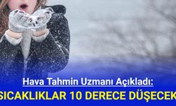 Hava Tahmin Uzmanı Açıkladı: Sıcaklıklar 10 Derece Düşecek!