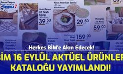 Herkes BİM'e Akın Edecek! BİM 16 Eylül Aktüel Ürünler Kataloğu Yayımlandı! 