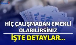 Hiç Çalışmadan Emekli Olma İmkanı! Emeklilik İçin Yeni Formül Açıklandı