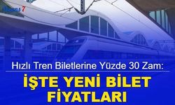 Hızlı tren biletlerine yüzde 30 zam: İşte yeni bilet fiyatları 2023
