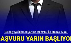 İkamet şartsız: Kangal Belediyesi 60 KPSS ile memur alımı başvurusu başlıyor 2024