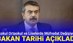 İlkokul ortaokul ve liseler... Yusuf Tekin, yeni müfredatın ne zaman yürürlüğe gireceğini açıkladı