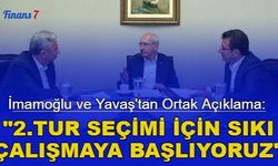 İmamoğlu ve Yavaş'tan ortak açıklama: "2.tur seçimi için sıkı çalışmaya başlıyoruz"