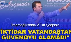 İmamoğlu'ndan 2.tur çağrısı: "İktidar vatandaştan güvenoyu alamadı"