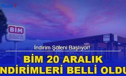 İndirim Şöleni Başlıyor! BİM 20 Aralık İndirimleri Belli Oldu