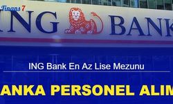 ING Bank en az lise mezunu banka personel alım ilanını duyurdu 2023