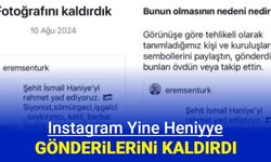 Instagram yine Heniyye fotoğraflarını kaldırdı