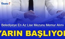 İskilip Belediyesi en az lise mezunu memur alımı yarın başlıyor 2023