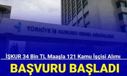 İŞKUR 34 bin TL maaşla 121 kamu işçisi alımı yapacak 2024