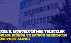 İŞKUR İl Müdürlüğü'nde Yolsuzluk İddiası : Müdür ve Müdür Yardımcısı Görevden Alındı