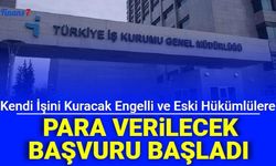İŞKUR, Kendi İşini Kuracak Engelli ve Eski Hükümlülere Para Verecek: Başvuru Başladı