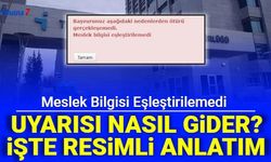 İŞKUR Meslek Bilgisi Eşleştirilemedi Nedir, Hata Nasıl Giderilir? Meslek Bilgisi Ekleme Nasıl Yapılır?