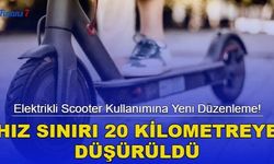 İstanbul'da Elektrikli Scooter Kullanımına Yeni Düzenleme! Hız Sınırı 20 Kilometreye Düşürüldü