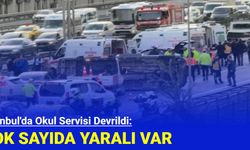 İstanbul'da Öğrenci Servisi Devrildi: Çok Sayıda Yaralı Var