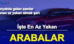 İşte En Az Yakan Arabalar 2022