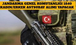 Jandarma Genel Komutanlığı 1840 Kadın/Erkek Astsubay Alımı Yapacak