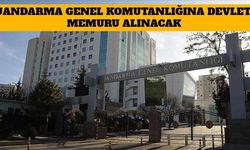Jandarma Genel Komutanlığına Devlet Memuru Alınacak!