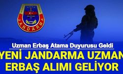 Jandarma Uzman Erbaş Atama Duyurusu Geldi: 5 Bin Uzman Çavuş Alımı Geliyor 2022