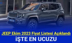 Jeep fiyat listesi açıklandı Ekim 2023: Wrangel, Compass, Renegade fiyatları