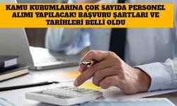 Kamu Kurumlarına Çok Sayıda Personel Alımı Yapılacak! Başvuru Şartları ve Tarihleri Belli Oldu