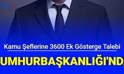 Kamu Şeflerine 3600 Ek Gösterge Talebi Cumhurbaşkanlığında