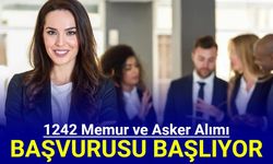 Kamuya 1242 memur ve asker alımı başvurusu 22 Ocak'ta başlıyor