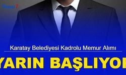 Karatay Belediyesi KPSS ile kadrolu memur alımı başvurusu yarın başlıyor 2023