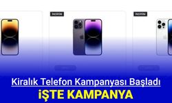 Kiralık telefon kampanyası başladı