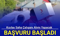 Kızılay saha çalışanı alımı yapacak: İşte başvuru 2024