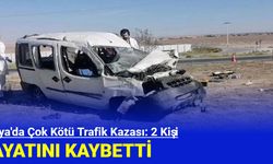 Konya'da Çok Kötü Trafik Kazası: 2 Kişi Hayatını Kaybetti